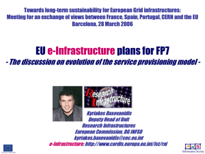 Sustainable e-Infrastructure