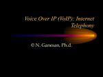 Voice Over IP (VoIP): Internet Telephony