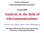 Telecommunication networks