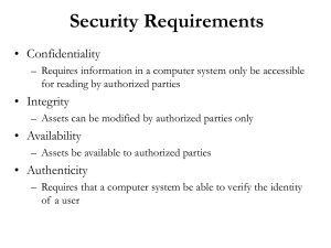 Security - NYU Stern School of Business