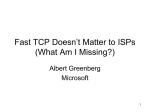 Fast TCP Doesn`t Matter to ISPs (What Am I