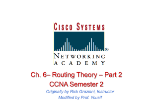 Routing Theory Part 2