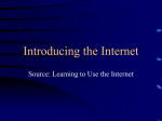 Introducing the Internet
