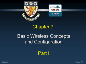 Chapter 7 Wireless - Lone Star College System