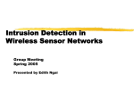 Intrusion Detection in Wireless Sensor Networks