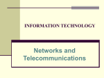 Networks and Telecommunications