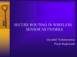 Secure Routing in Wireless Sensor Networks