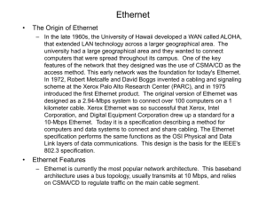 Ethernet - Binus Repository