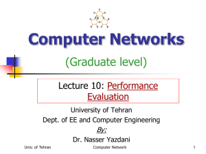 Performance and Introduction to Queue theory