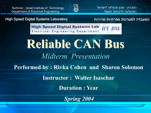 Mid Semester Presentation - High Speed Digital Systems Laboratory