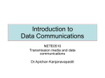 Introduction to Data Communications