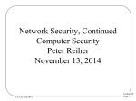 Introduction CS 239 Security for Networks and System Software