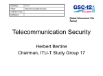 GSC-12 - ITU-T security standardization
