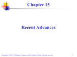 Chapter 15. Recent advances