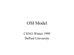 OSI Model - DePaul University