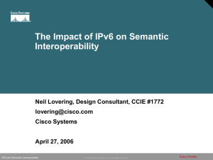 IPv6 Addressing