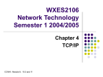 4. TCP/IP - Faculty of Computer Science and Information Technology