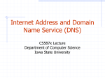 DNS - Department of Computer Science