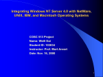 Integrating Windows NT Server 4.0 with NetWare, UNIX, IBM, and