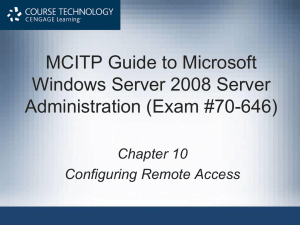 MCITP Guide to Microsoft Windows Server 2008 Server