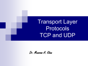 (CCNA) 3.Transport Layer Protocols