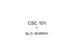 CSC 101
