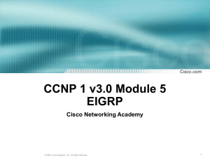 CCNA 3 Module 3 Single