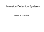 Intrusion Detection