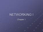 NETWORKING I