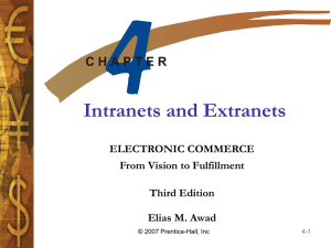 Intranets and Extranets