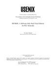 RETHER: A Software-Only Real-Time Ethernet for PLC Networks Tzi-cker Chiueh