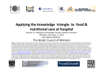 Applying the knowledge  triangle  to  food &amp;