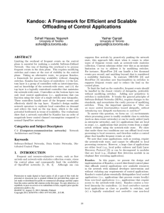 Kandoo: A Framework for Efficient and Scalable Offloading of Control Applications