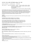 CSCI 525   LOCAL AREA NETWORKS