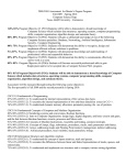 2009-2010 Assessment  for Master’s Degree Program Computer Science Dept.