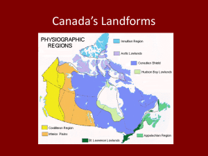 Canada`s Landforms