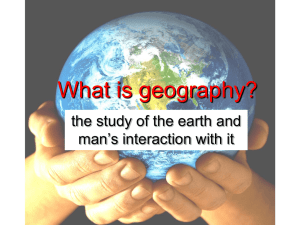 The Five Themes of Geography