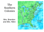 The New England Colonies