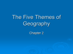 The Five Themes of Geography