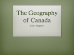 The Geography of Canada