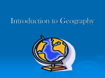 Introduction to Geography