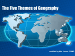 The Five Themes of Geography