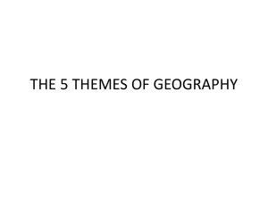 5 Themes of Geography