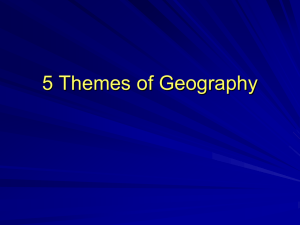 5 Themes of Geography