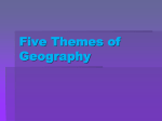 Five Themes of Geography