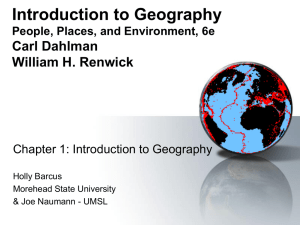 Introduction to Geography - University of Missouri
