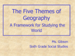 The Five Themes of Geography