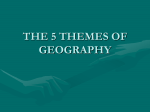 Themes of geography