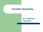 Chapter 5 Canadian Geography