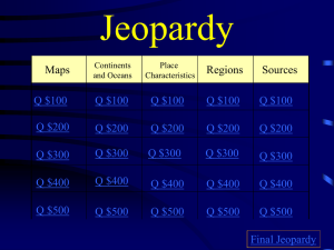 Geography-Jeopardy